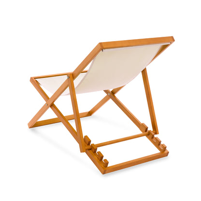 Elegant Wooden Sling Chair